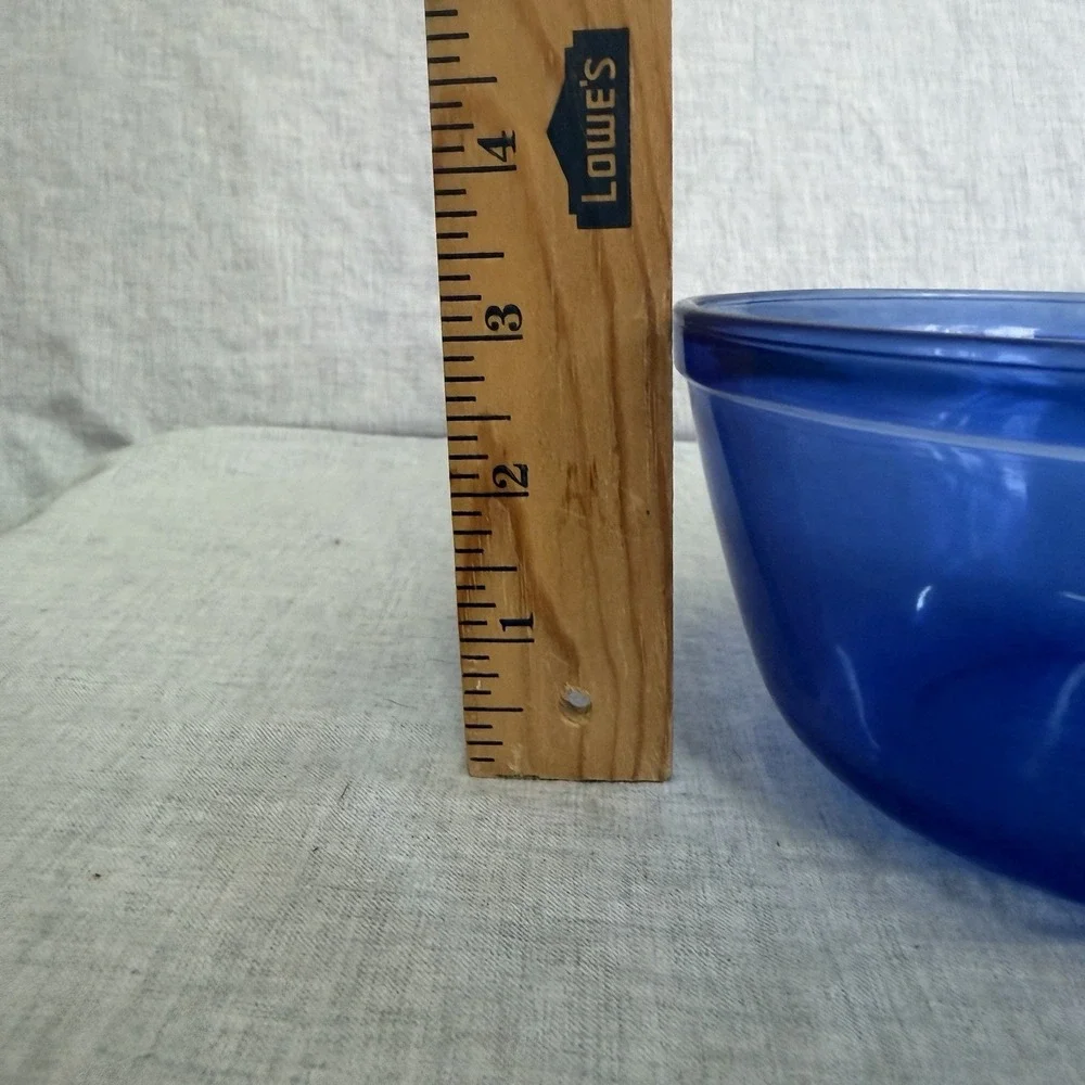Vintage Anchor Hocking Cobalt Blue Glass Mixing Bowl Ovenware 1 Qt 1-Quart 1056